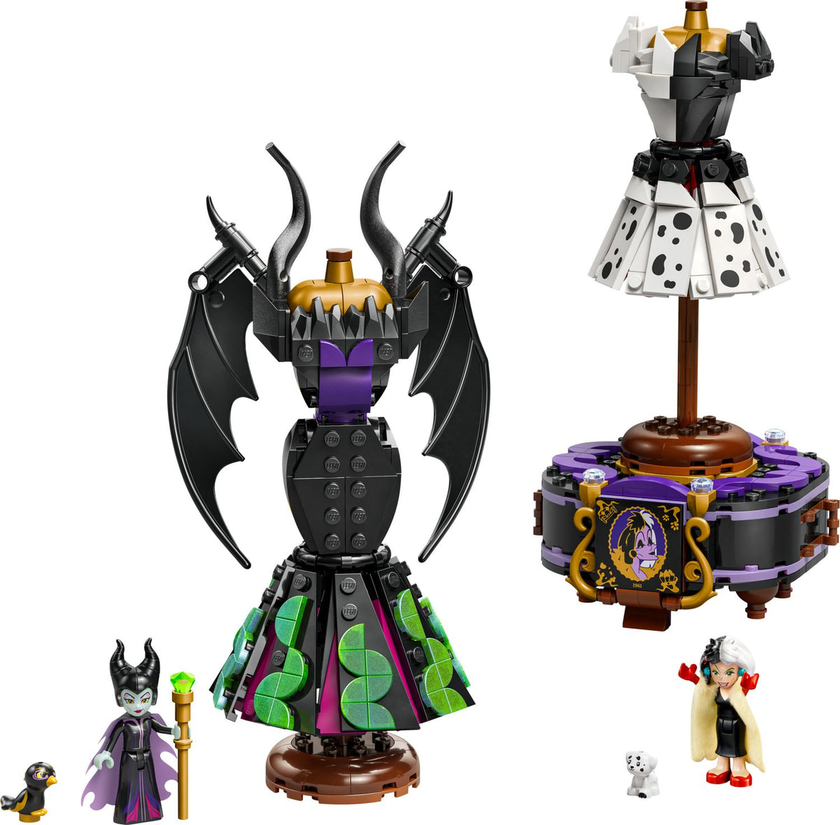 LEGO Maleficent's and Cruella De Vil's Dresses 43262