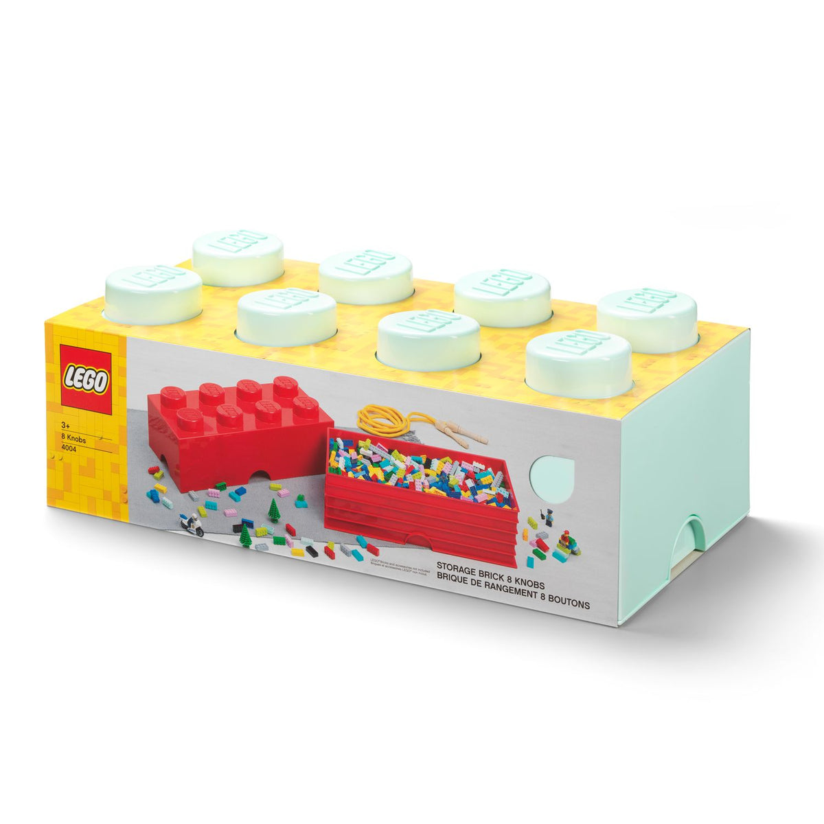 LEGO LEGO® 8-Stud Storage Brick – Aqua Blue 5005721 image 2