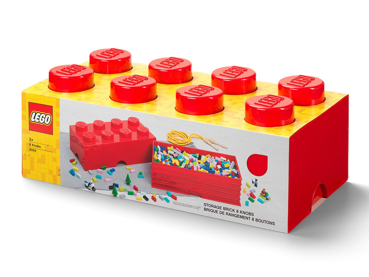 LEGO 8-Stud Storage Brick – Red 5006867 image 2
