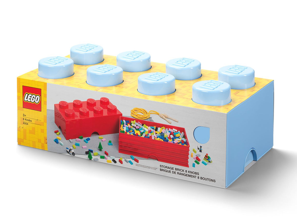 LEGO 8-Stud Storage Brick – Light Blue 5006918 image 2