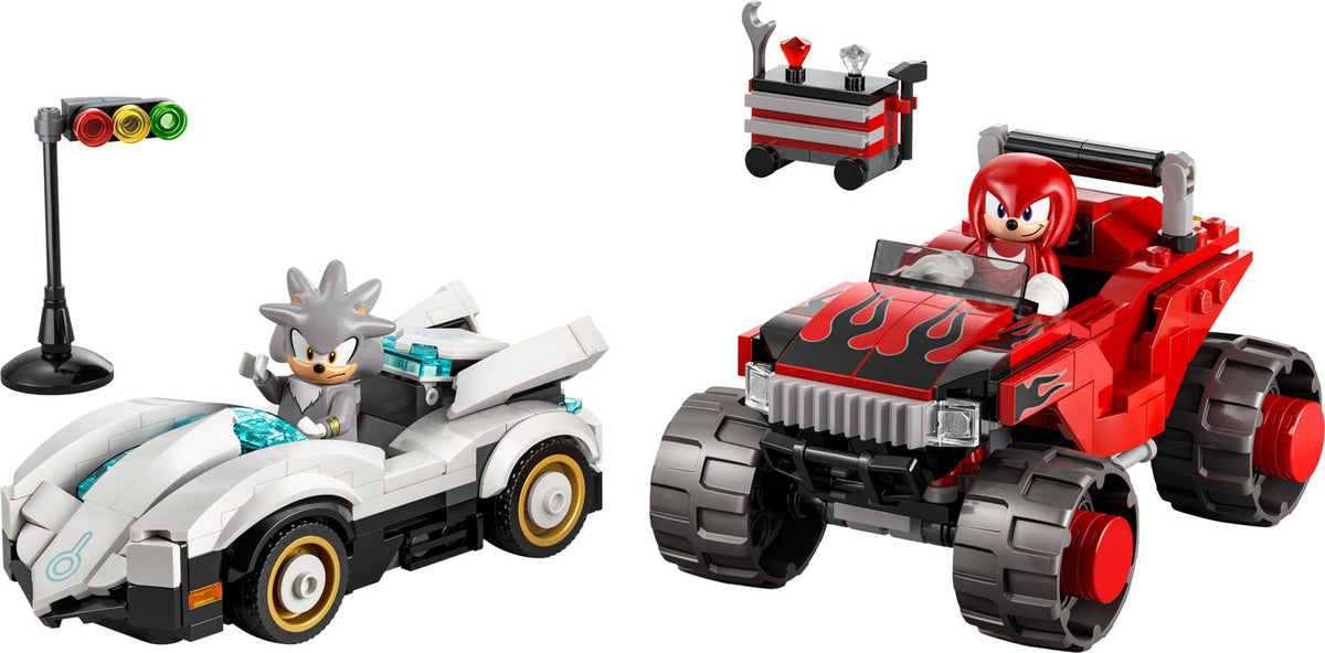 LEGO Silver's Car vs. Knuckles' Monster Truck 77118