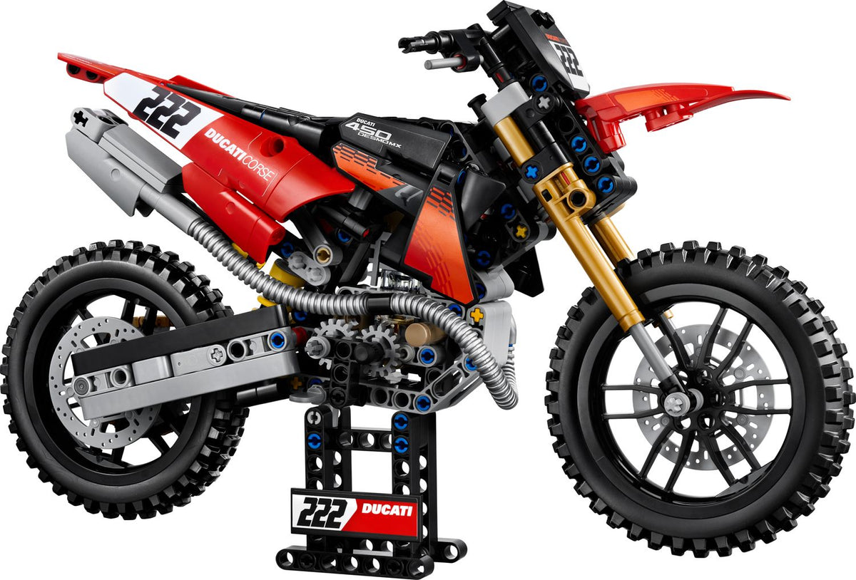 LEGO Ducati Desmo450 MX Factory Motorcycle 42238