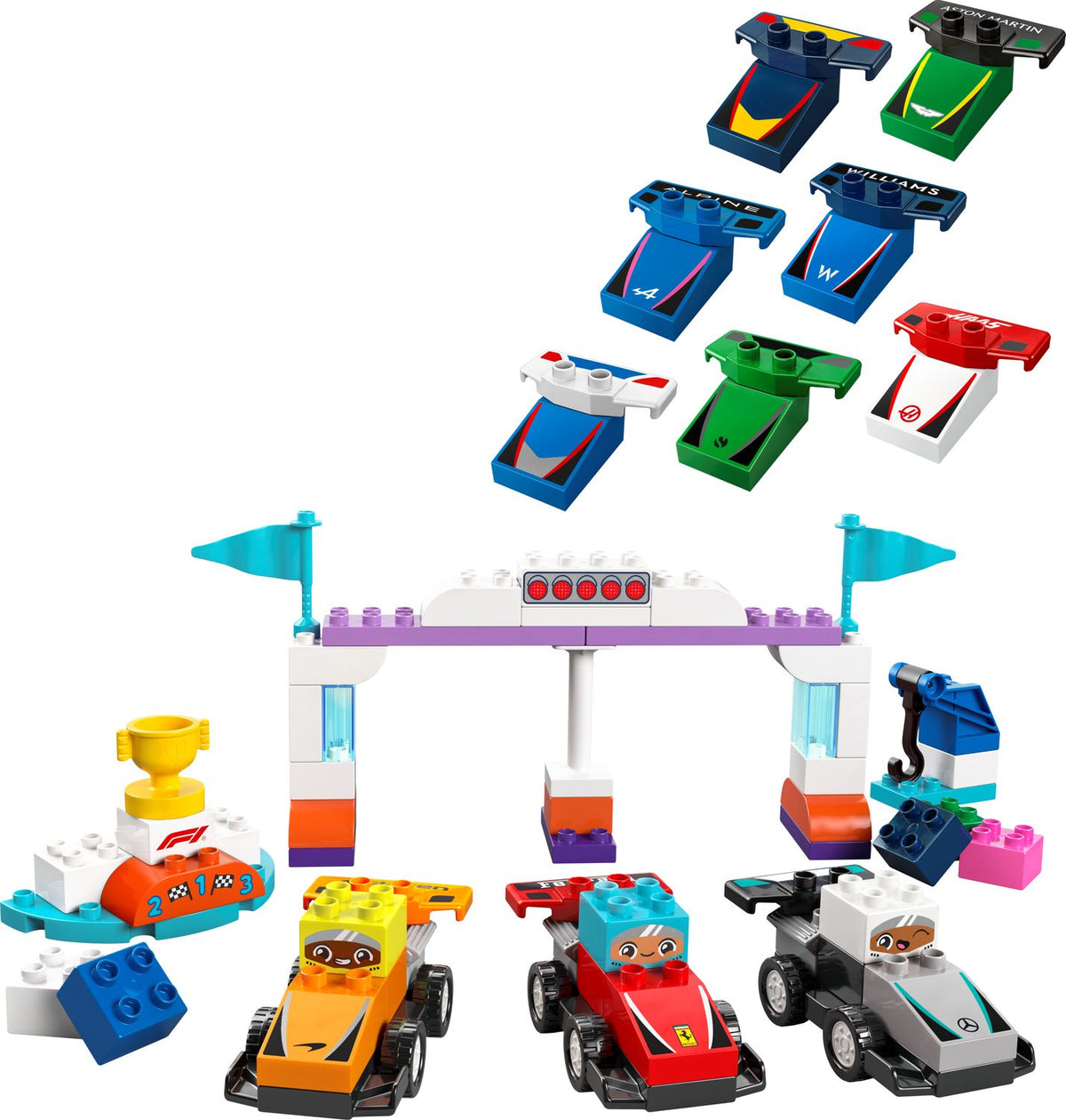 LEGO F1® Team Race Cars & Drivers 10445