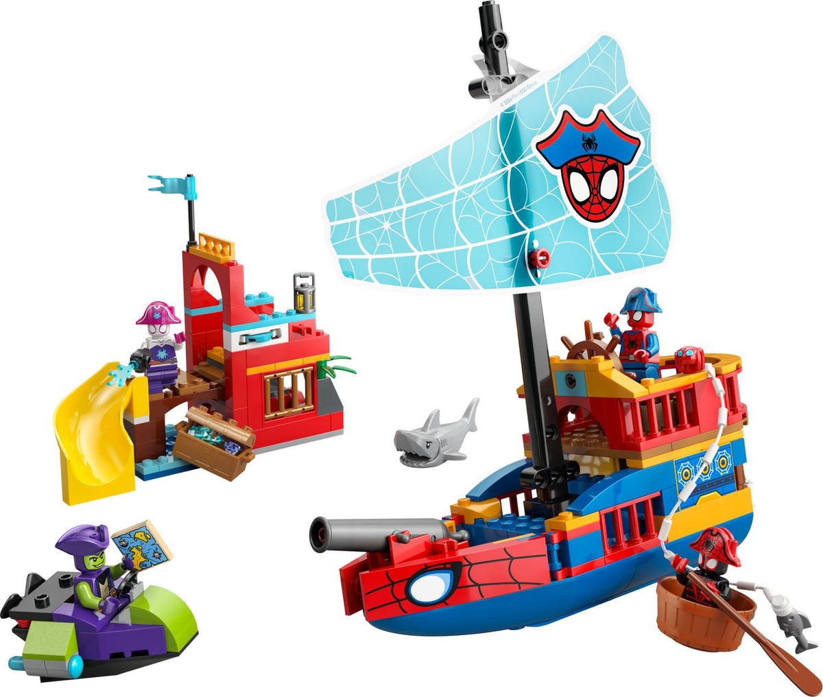 LEGO Team Spidey Pirate Ship 11208