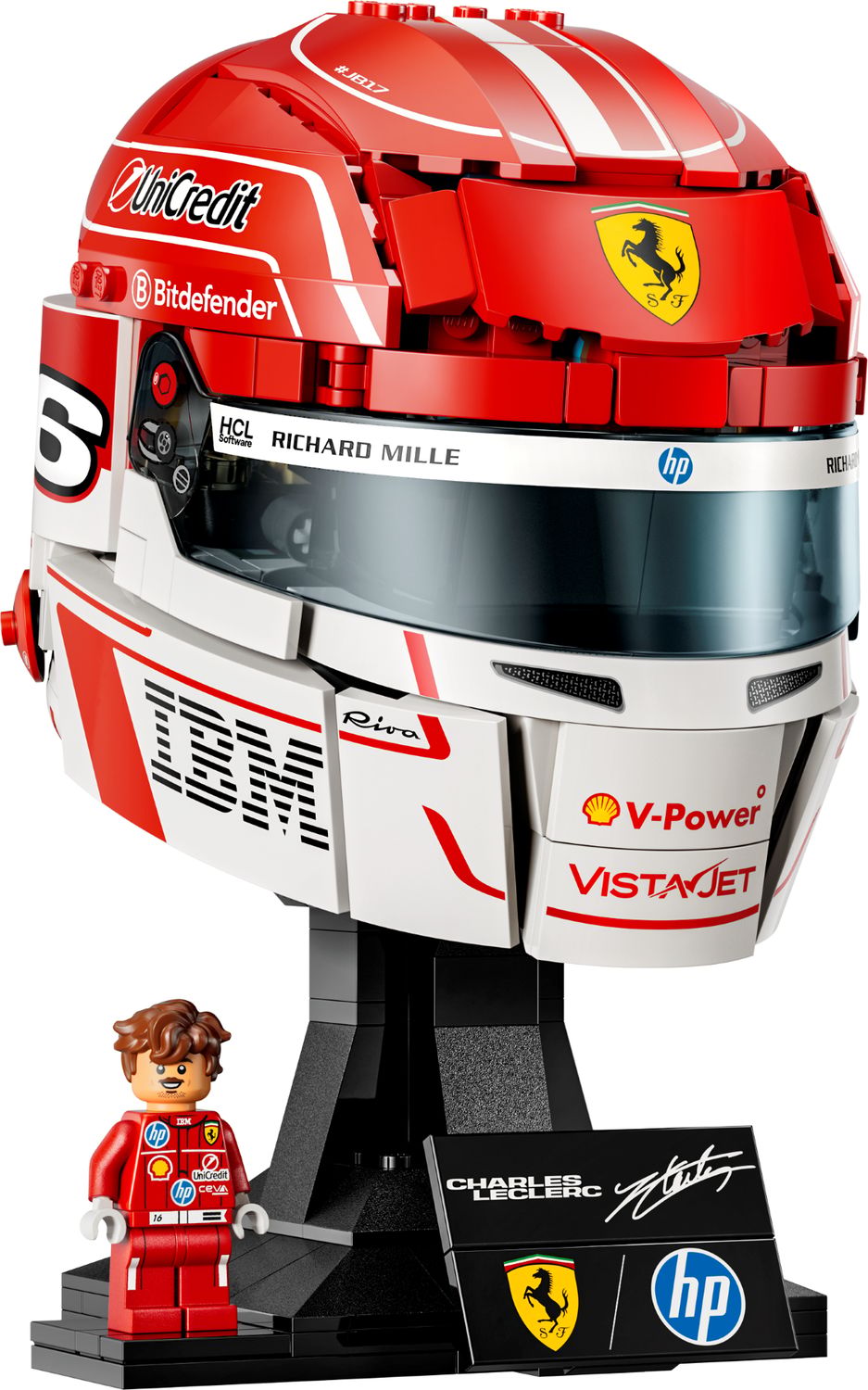 LEGO Scuderia Ferrari HP Charles Leclerc Helmet 43014