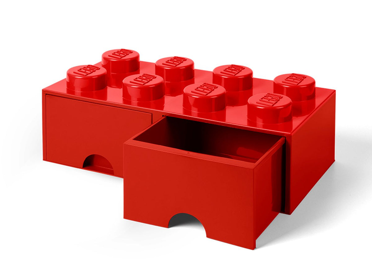 LEGO LEGO® 8-stud Bright Red Storage Brick Drawer 5005398