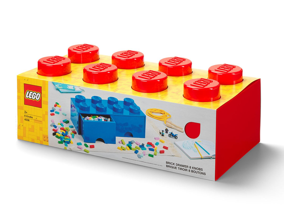LEGO LEGO® 8-stud Bright Red Storage Brick Drawer 5005398 image 2