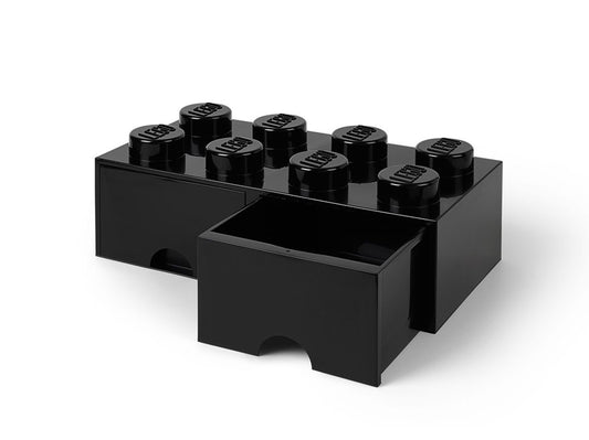 LEGO LEGO® 8-Stud Black Storage Brick Drawer 5005718