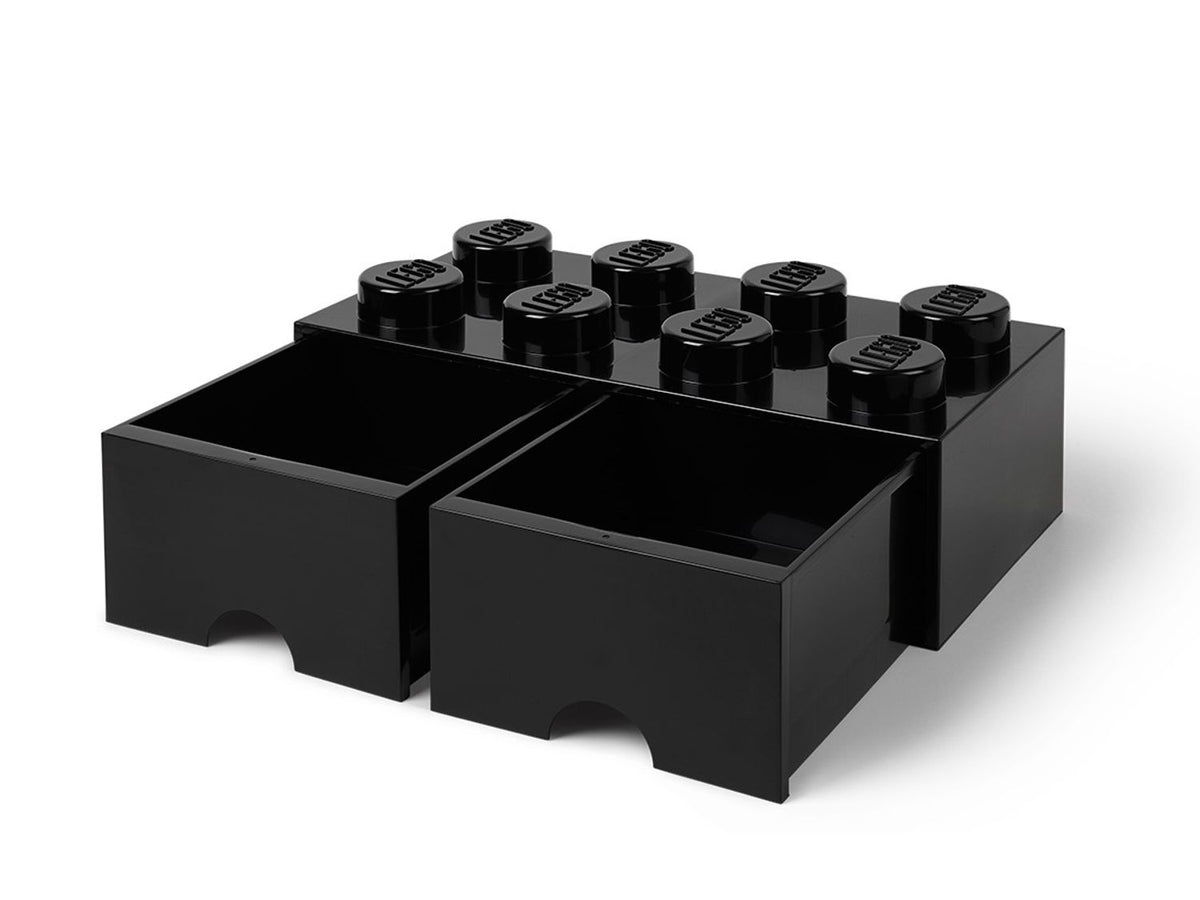 LEGO LEGO® 8-Stud Black Storage Brick Drawer 5005718 image 2