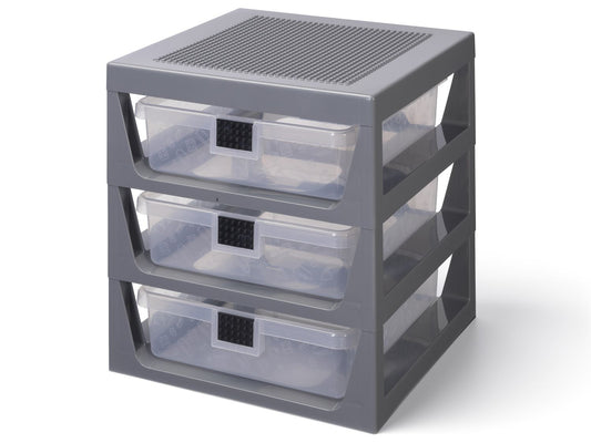 LEGO 3-Drawer Storage Rack – Gray 5006608