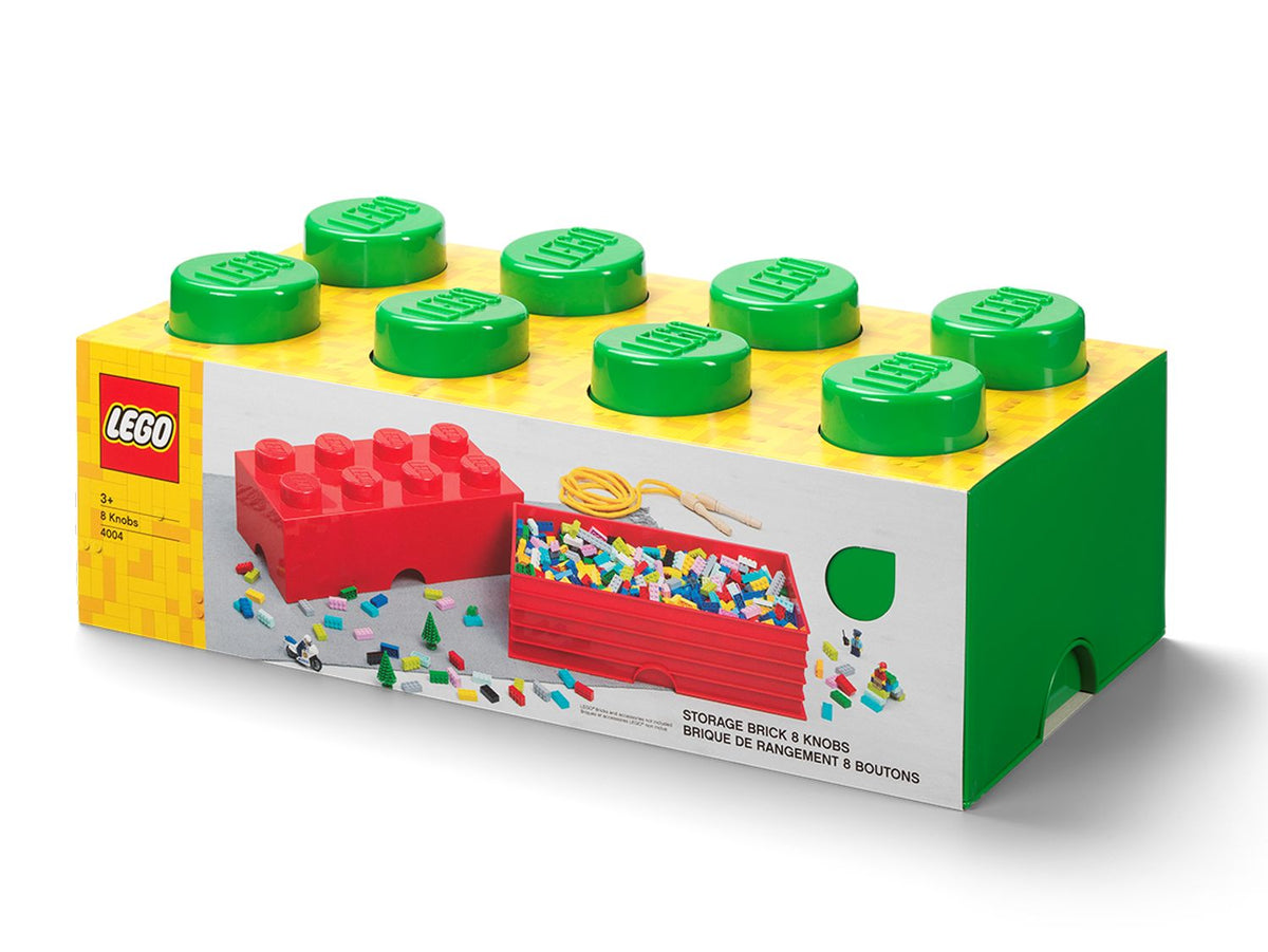 LEGO 8-Stud Storage Brick – Green 5006917 image 2