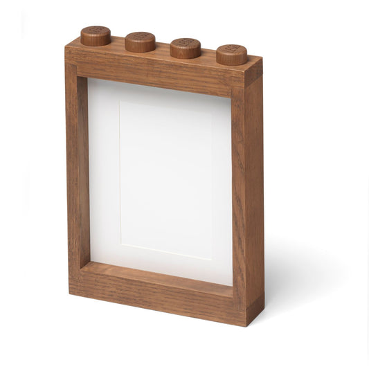 LEGO Wooden Picture Frame – Dark Oak 5007110