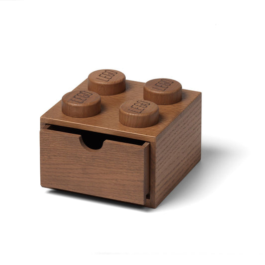 LEGO Wooden Desk Drawer 4 – Dark Oak 5007115