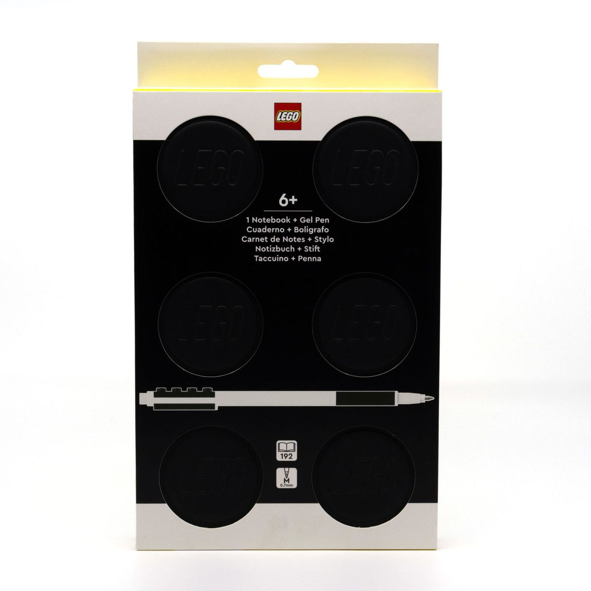LEGO Locking Notebook with Gel Pen – 2x3 Black 5009561 image 3