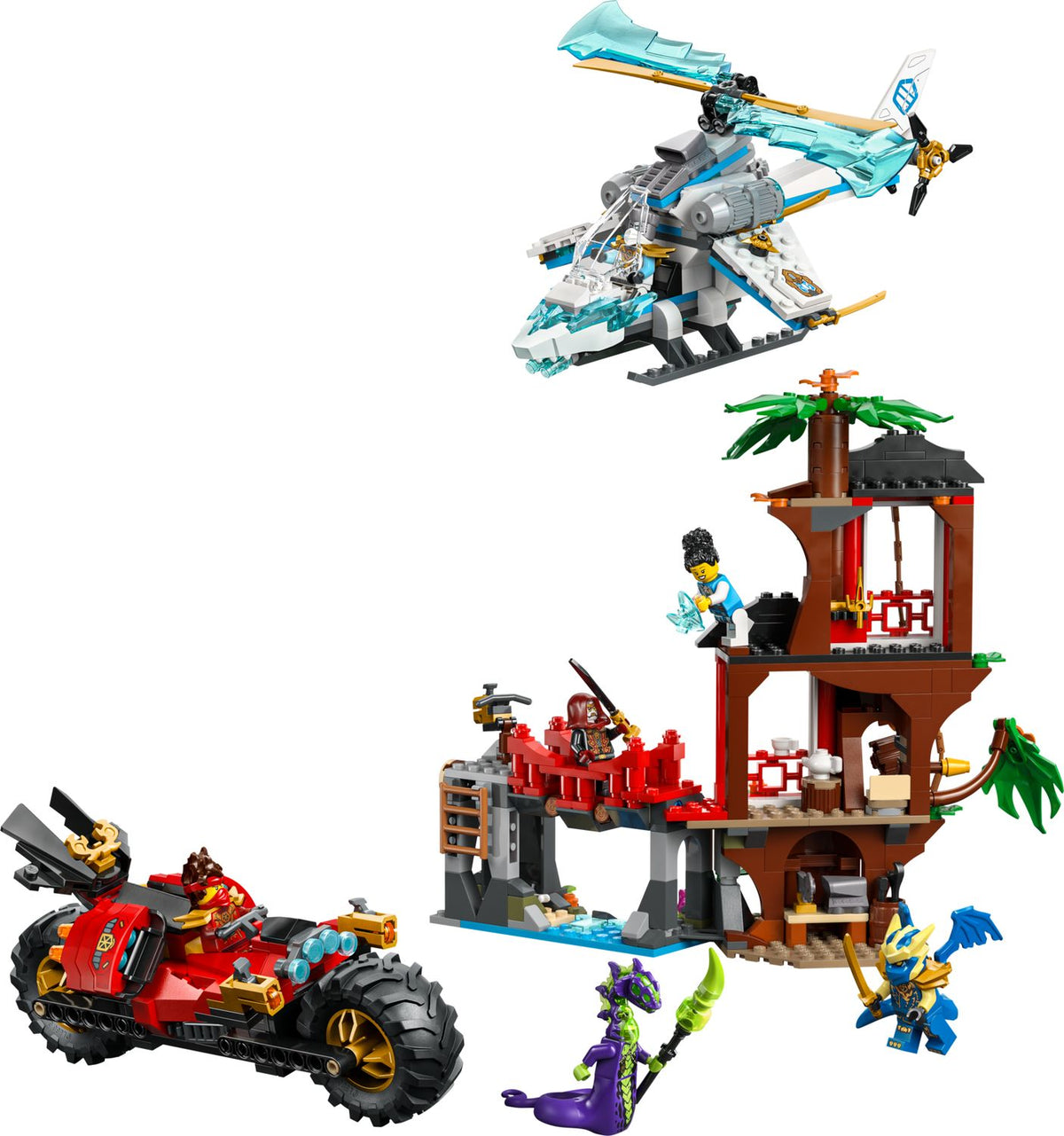 LEGO Ninja Vehicle Tree House Battle 71857