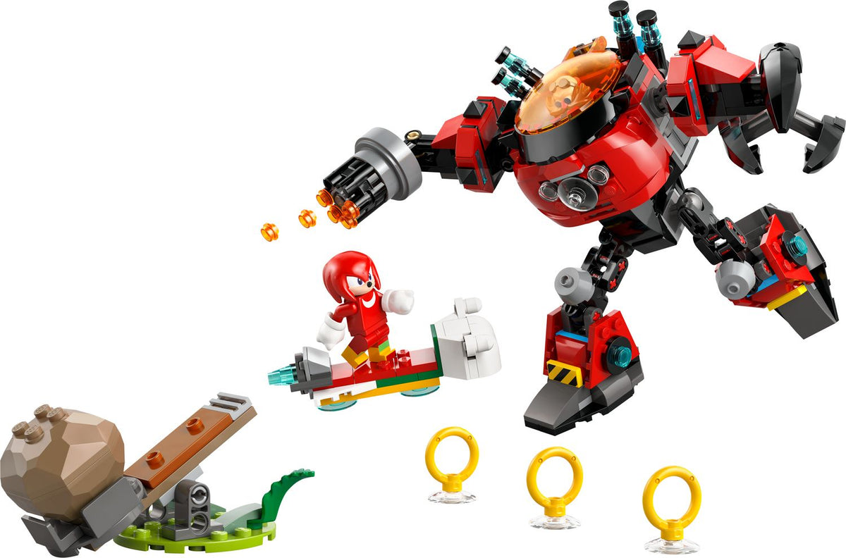 LEGO Knuckles vs. Dr. Eggman Egg Crusher Mech 77005