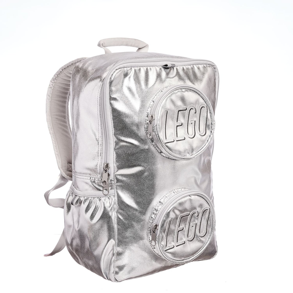 LEGO Brick Backpack – Metallic Silver 5010894