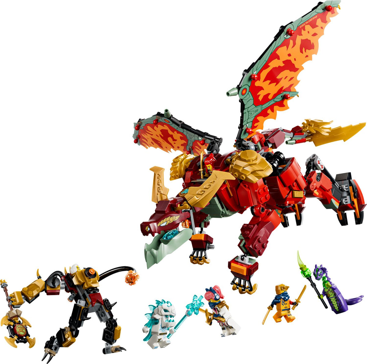 LEGO Wyldfyre's Transforming Dragon Mech 71868