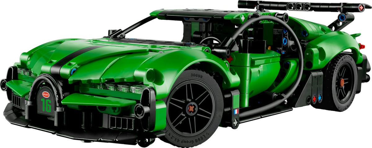 LEGO Green Bugatti Chiron Pur Sport Hypercar 42241