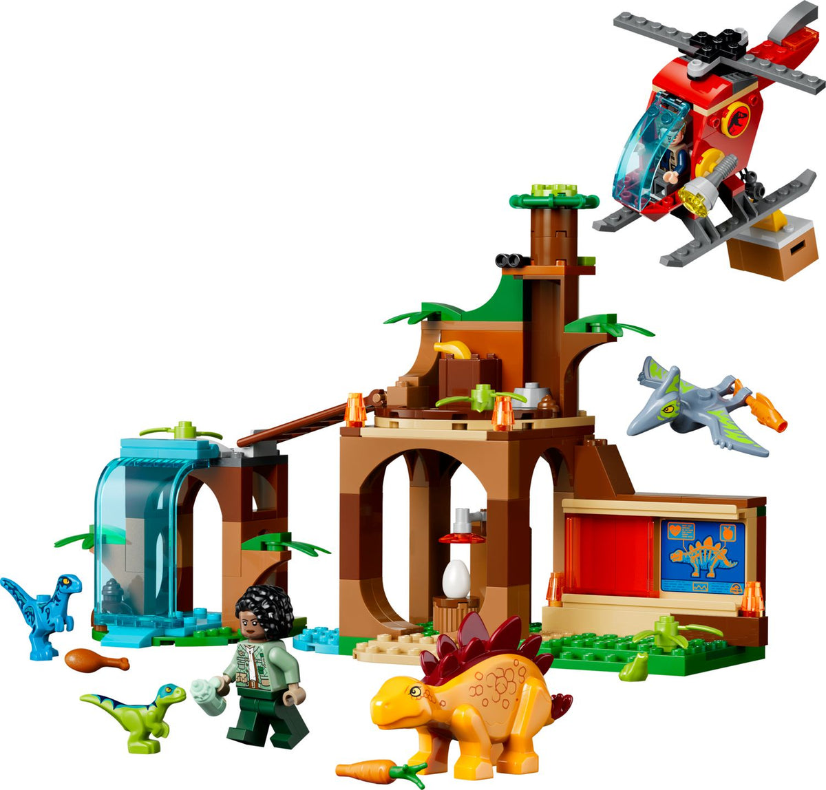 LEGO Velociraptor, Stegosaurus & Pteranodon Rescue 77981